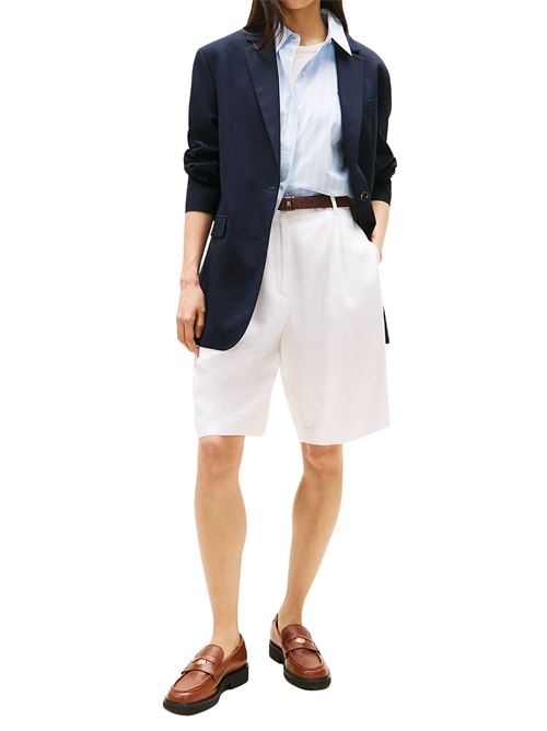 Mocassino donna cannella in pelle Tommy Hilfiger | FW0FW08633GPA